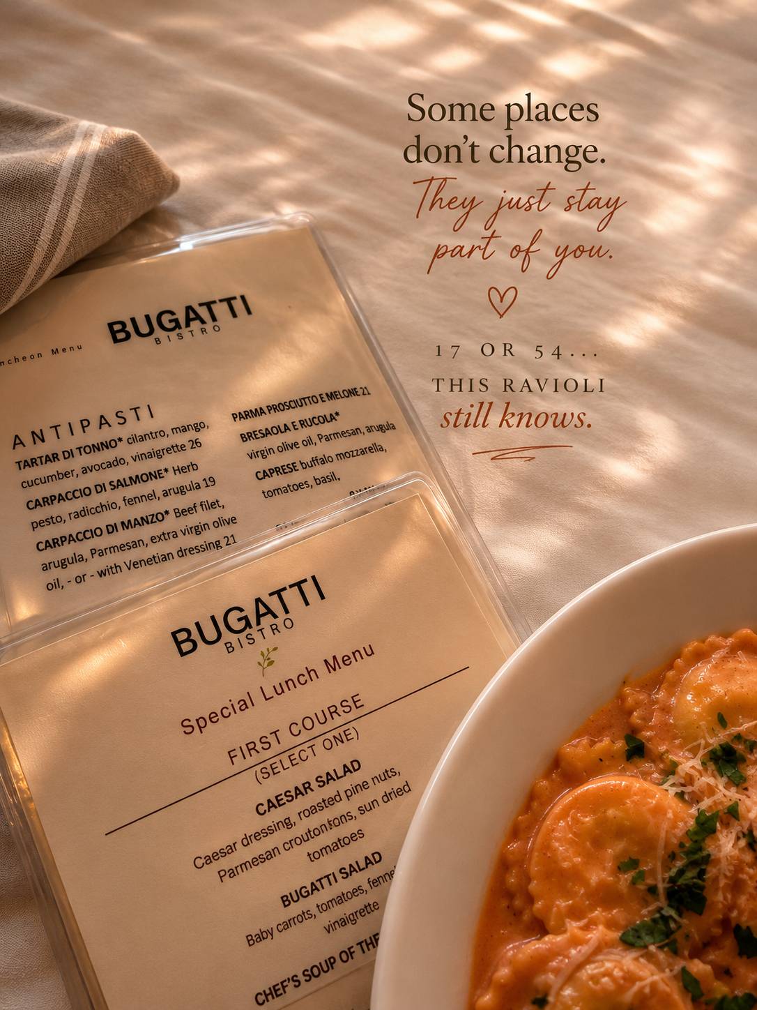 Bugatti Bistro - Italian Restaurant Coral Gables меню