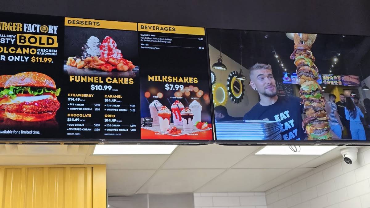 Burger Factory меню