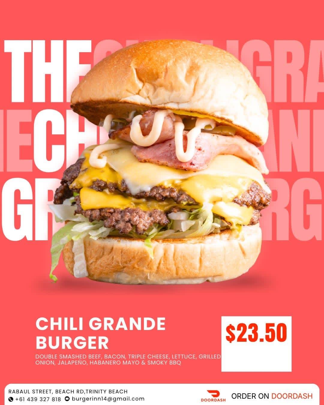 Burger Inn меню