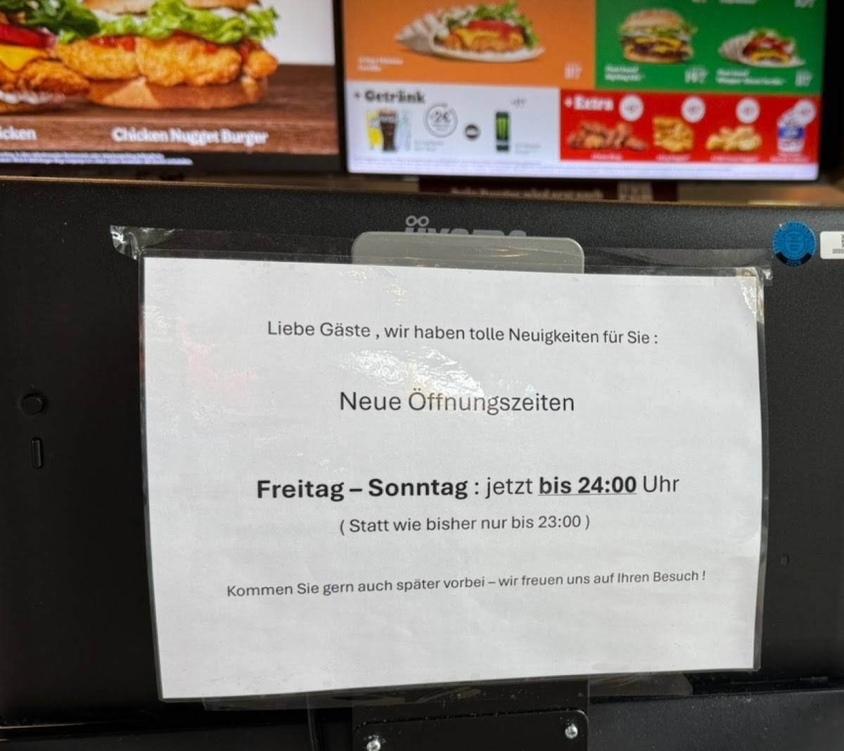 Burger King Rottweil меню