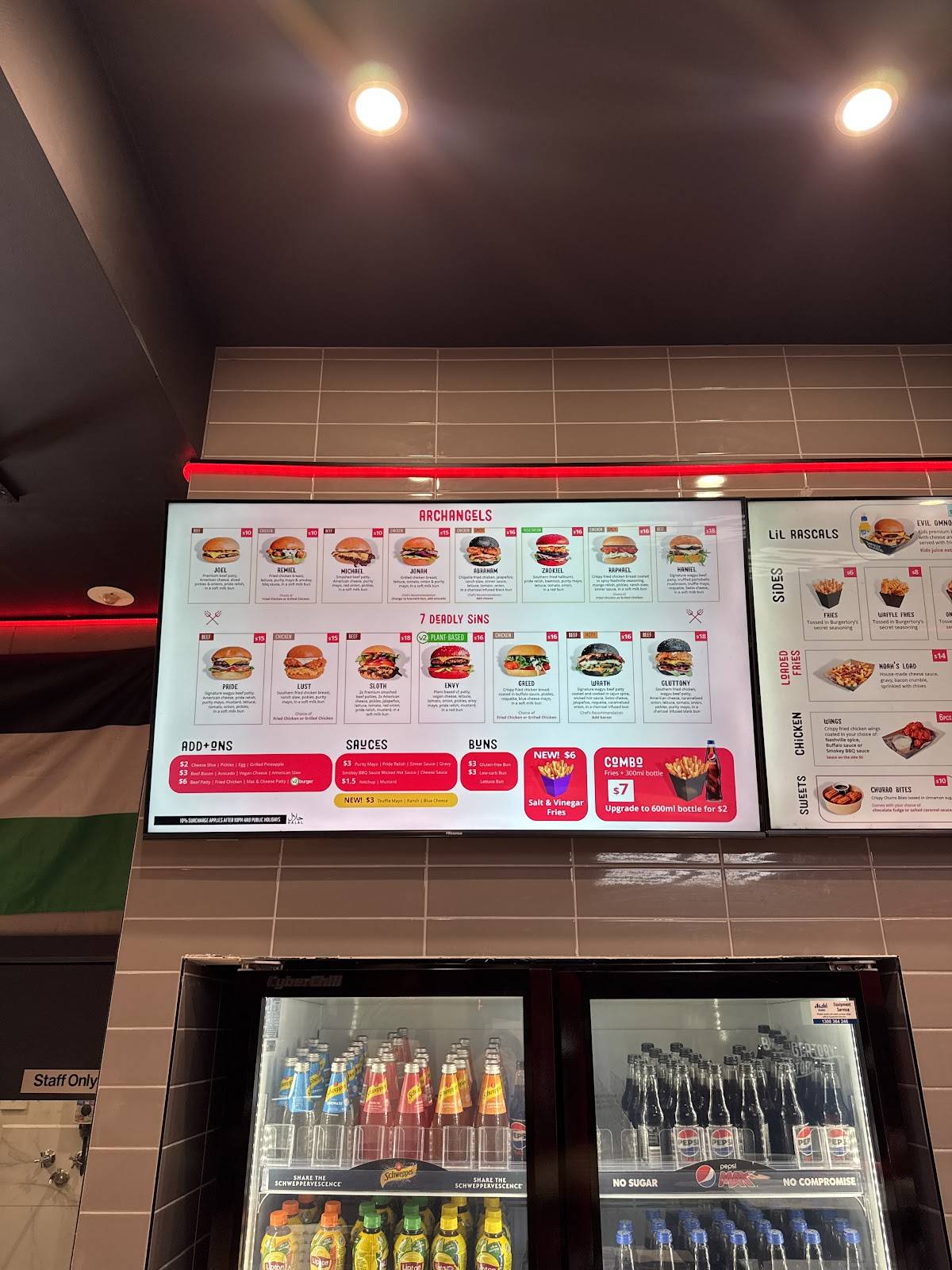 Burgertory (Roxburgh Park) меню