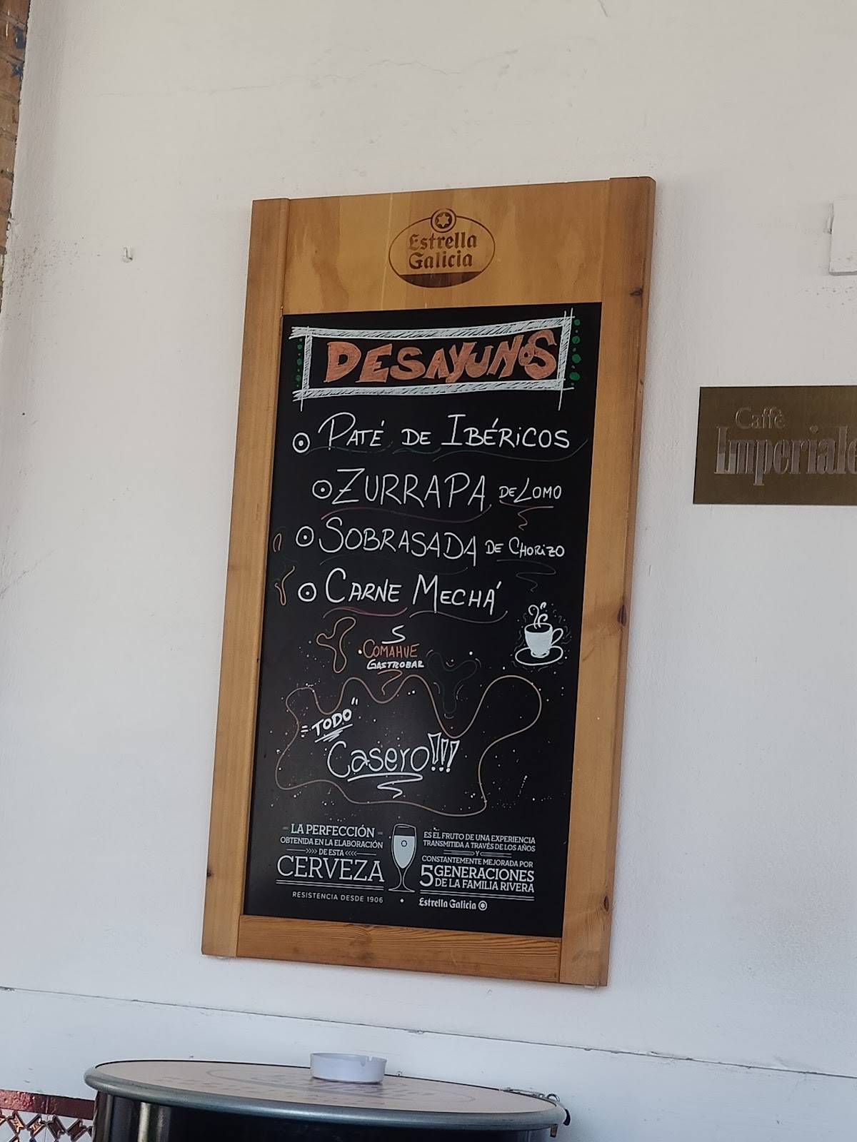 COMAHUE меню