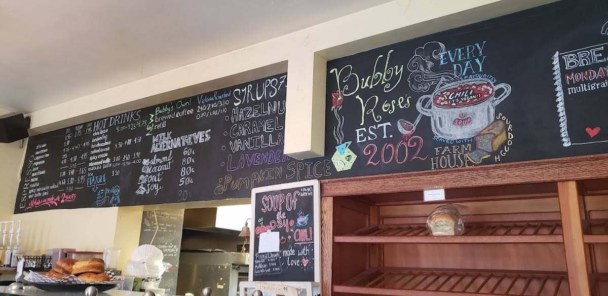 Bubby Rose's Bakery & Cafe меню