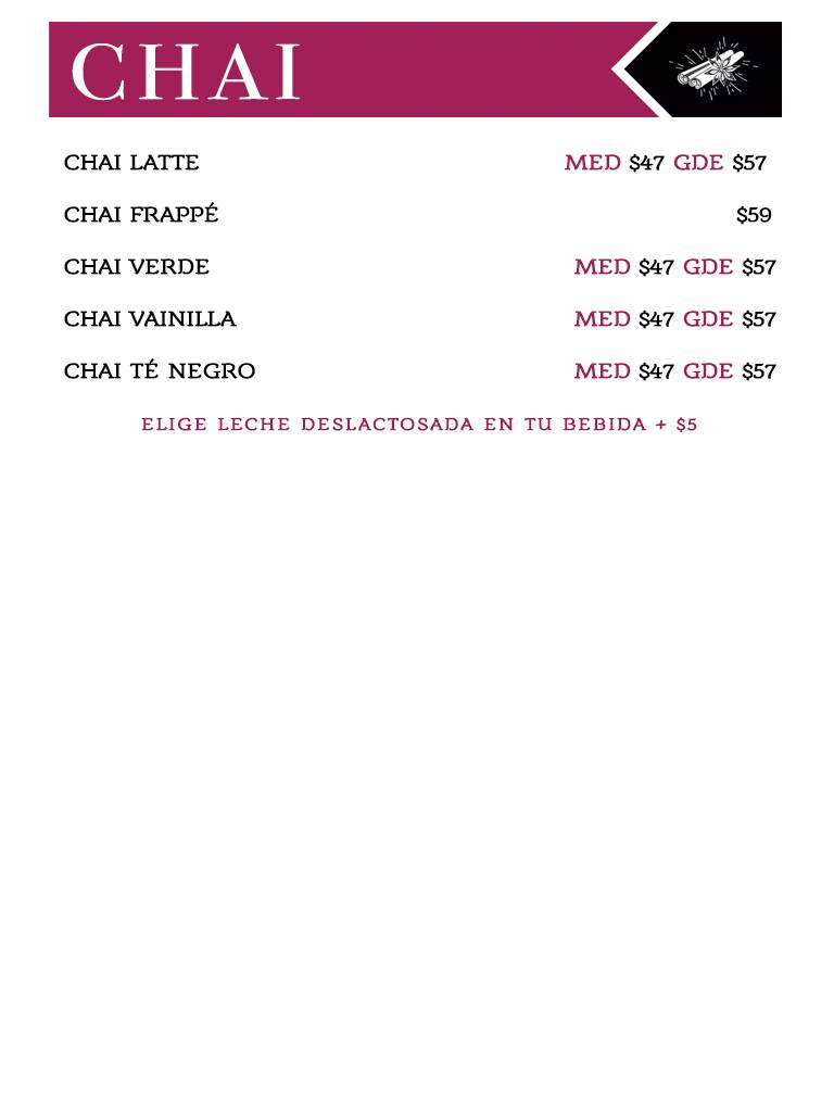 Che Cafe меню