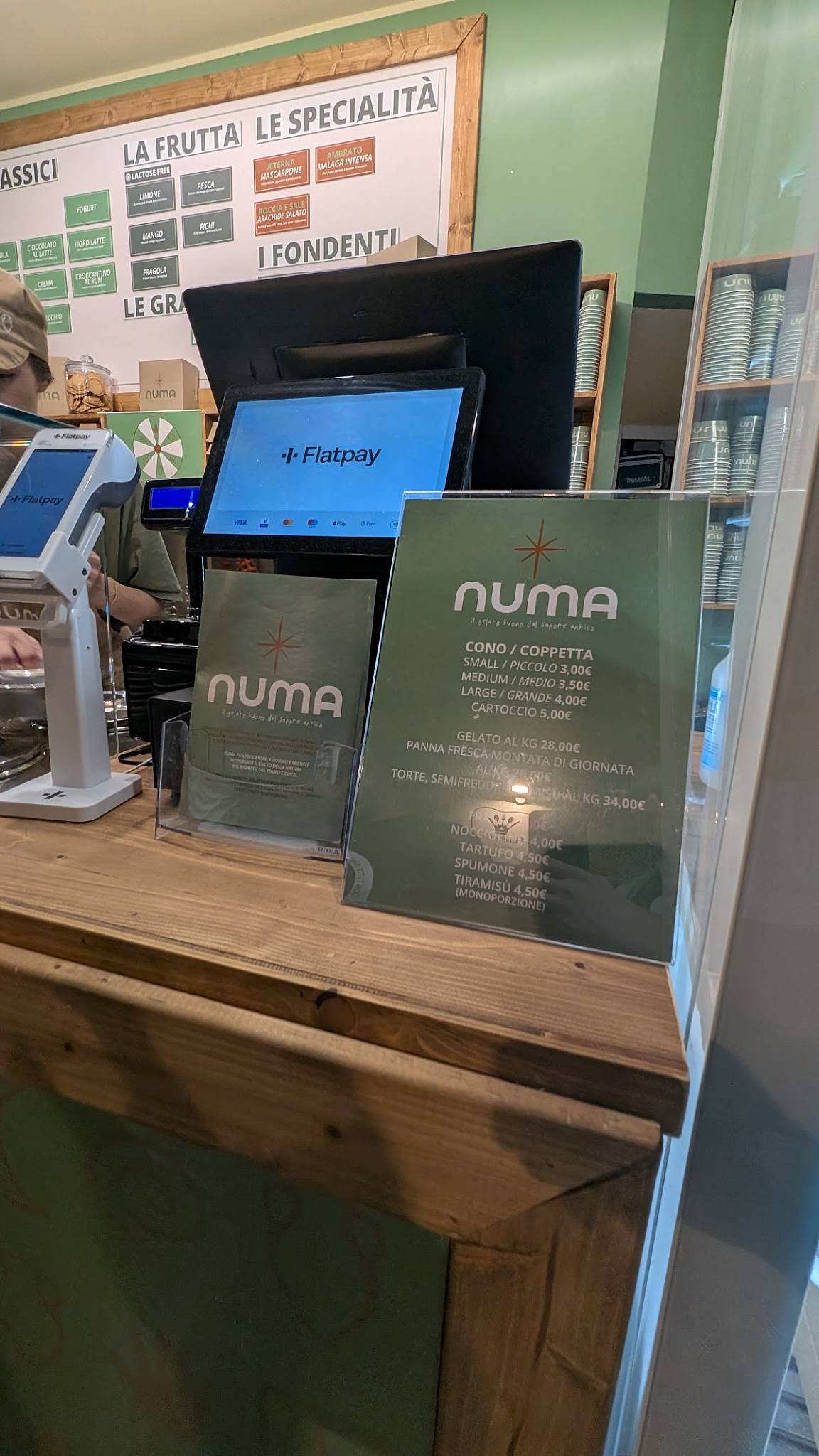 Gelateria Numa меню