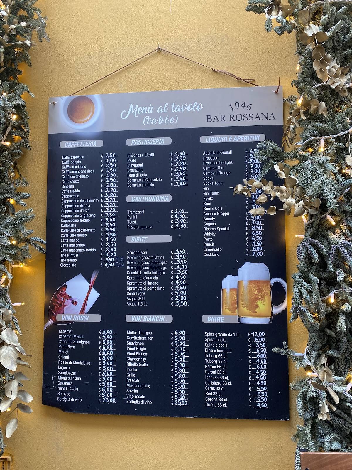 Caffe Haiti Sud меню