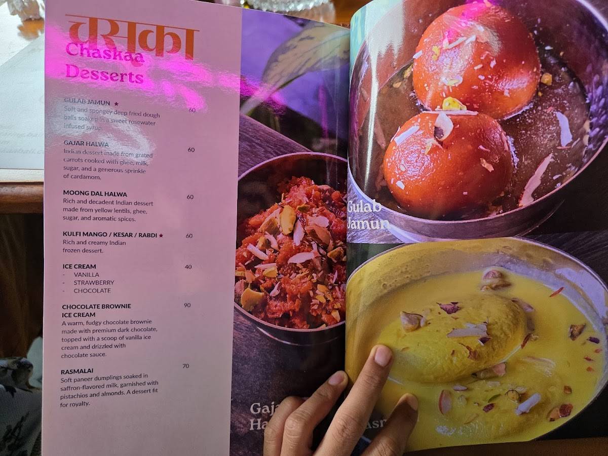 Chaskaa Modern Indian Cuisine & Bar меню