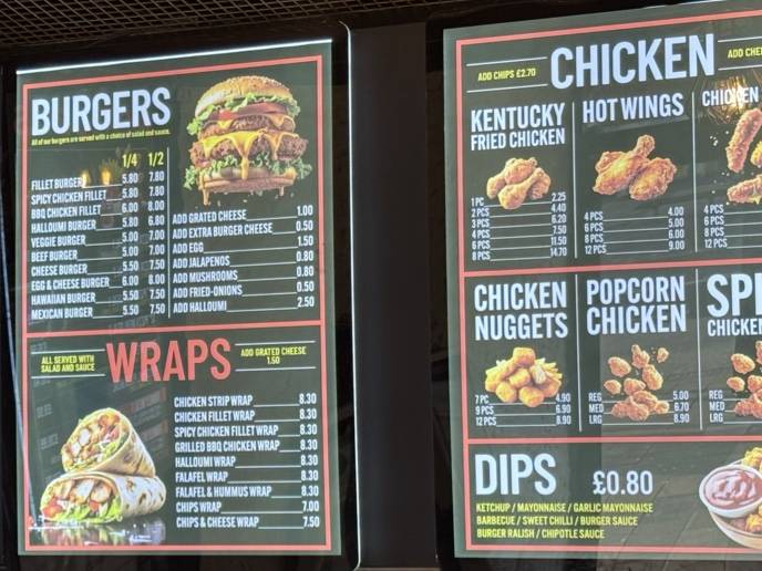 Chicken Point Exeter меню