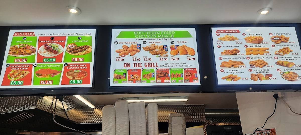 Chicken corner меню