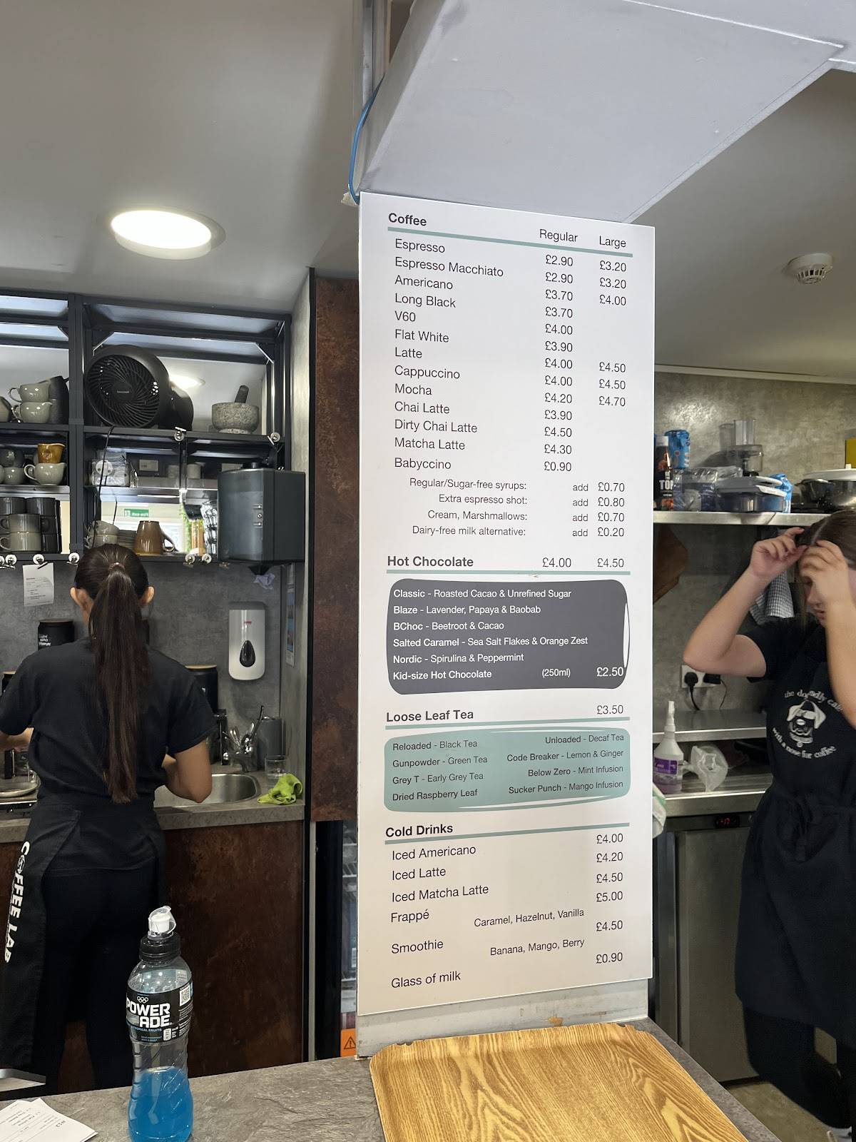 Coffee Lab меню