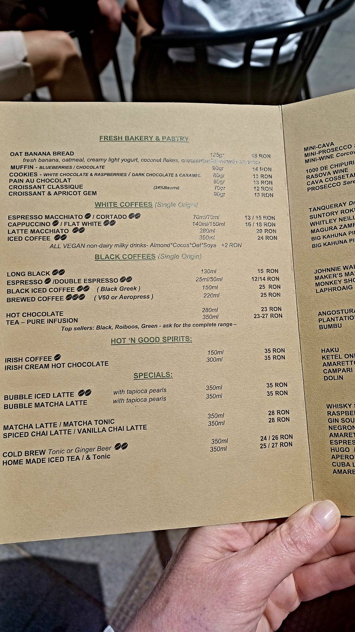 Coffee Store меню
