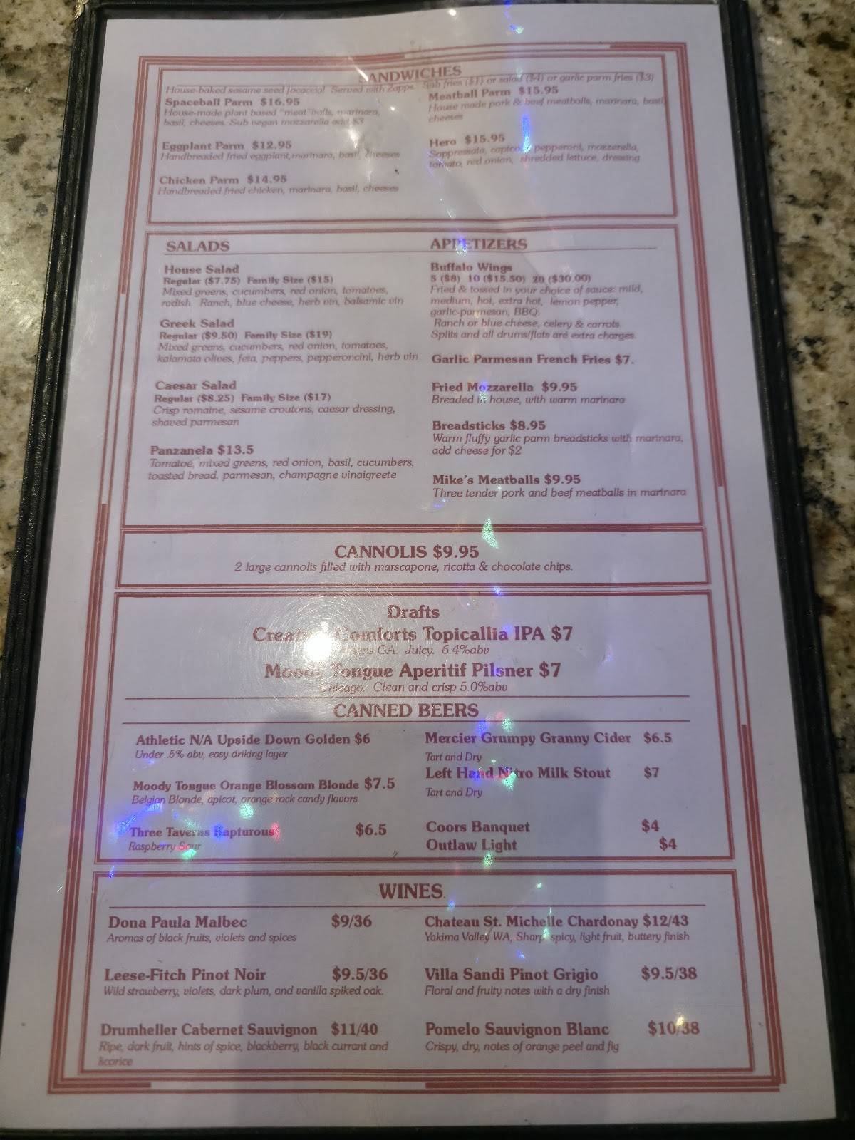 Crusher's Pizza & Wings меню