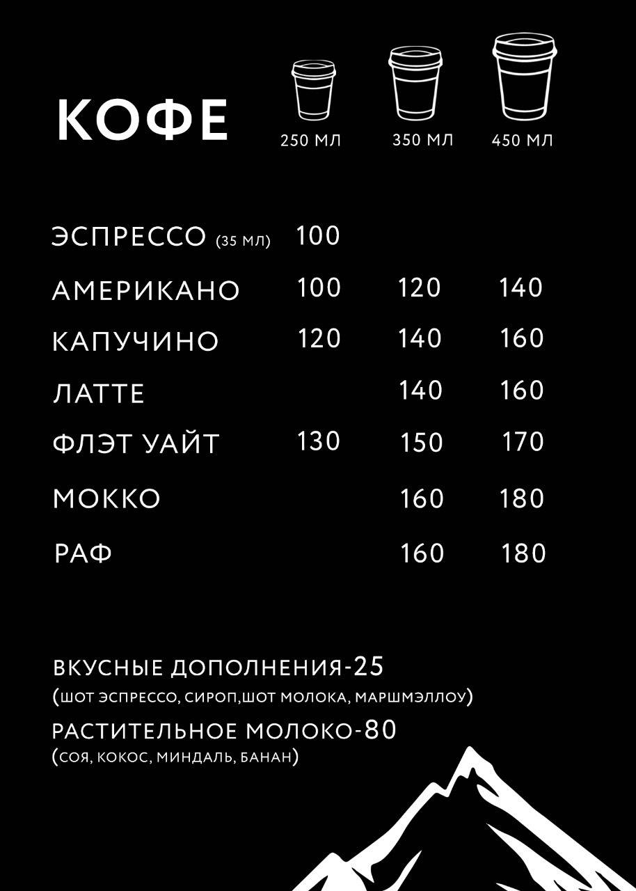 Дэил Капс меню