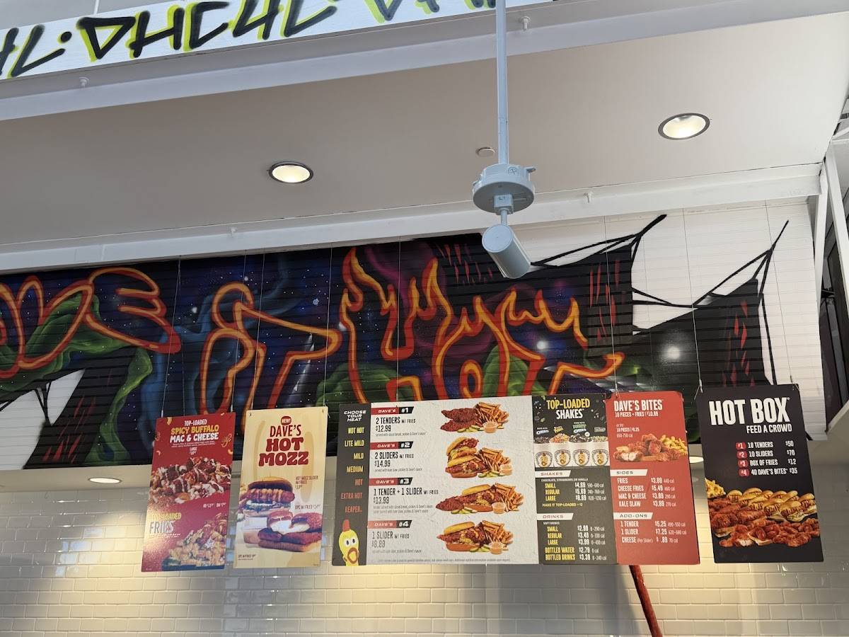 Dave's Hot Chicken меню
