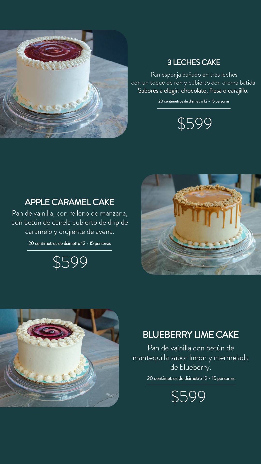 Bakings Pastelería Torreón Pasteles, Brownies, Postres, Galletas y Cupcakes меню