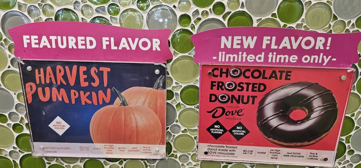 Menchie's Frozen Yogurt меню