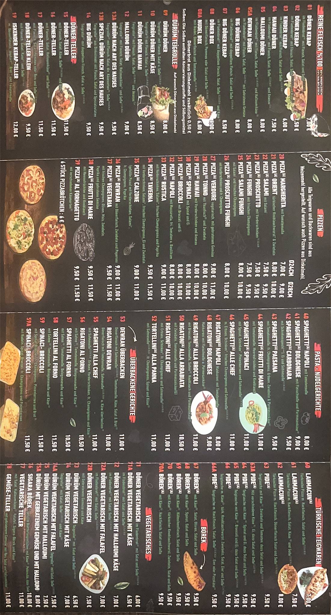 Dewran Kebap House меню