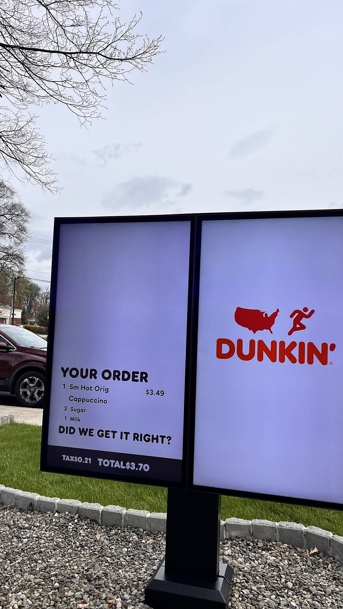 Dunkin' меню