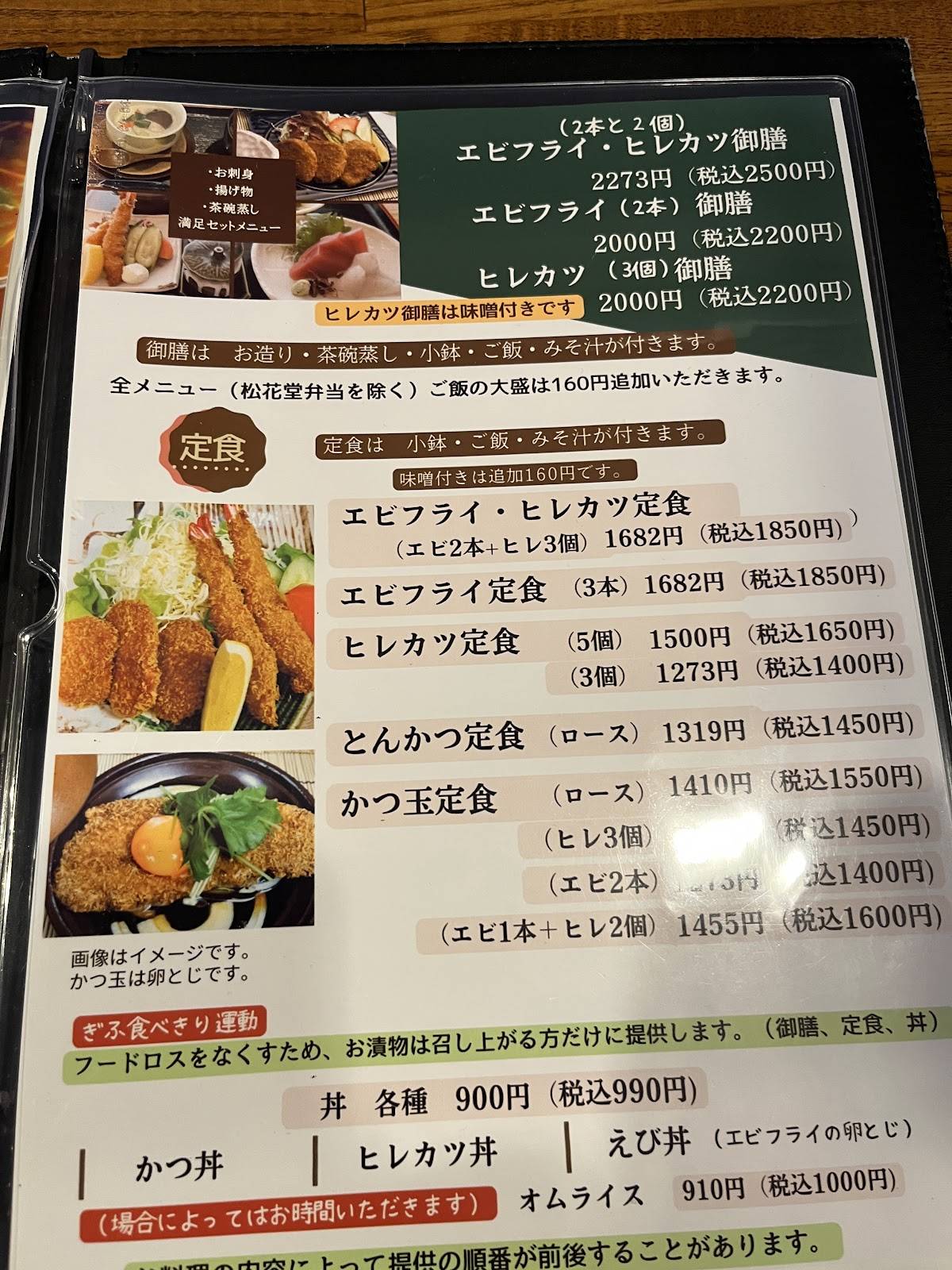 Edogawa меню