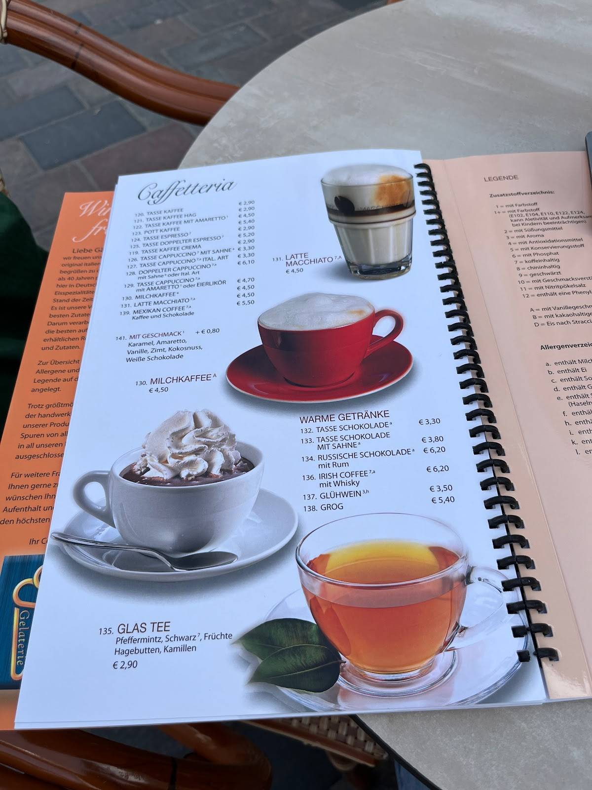Eiscafé Milano меню