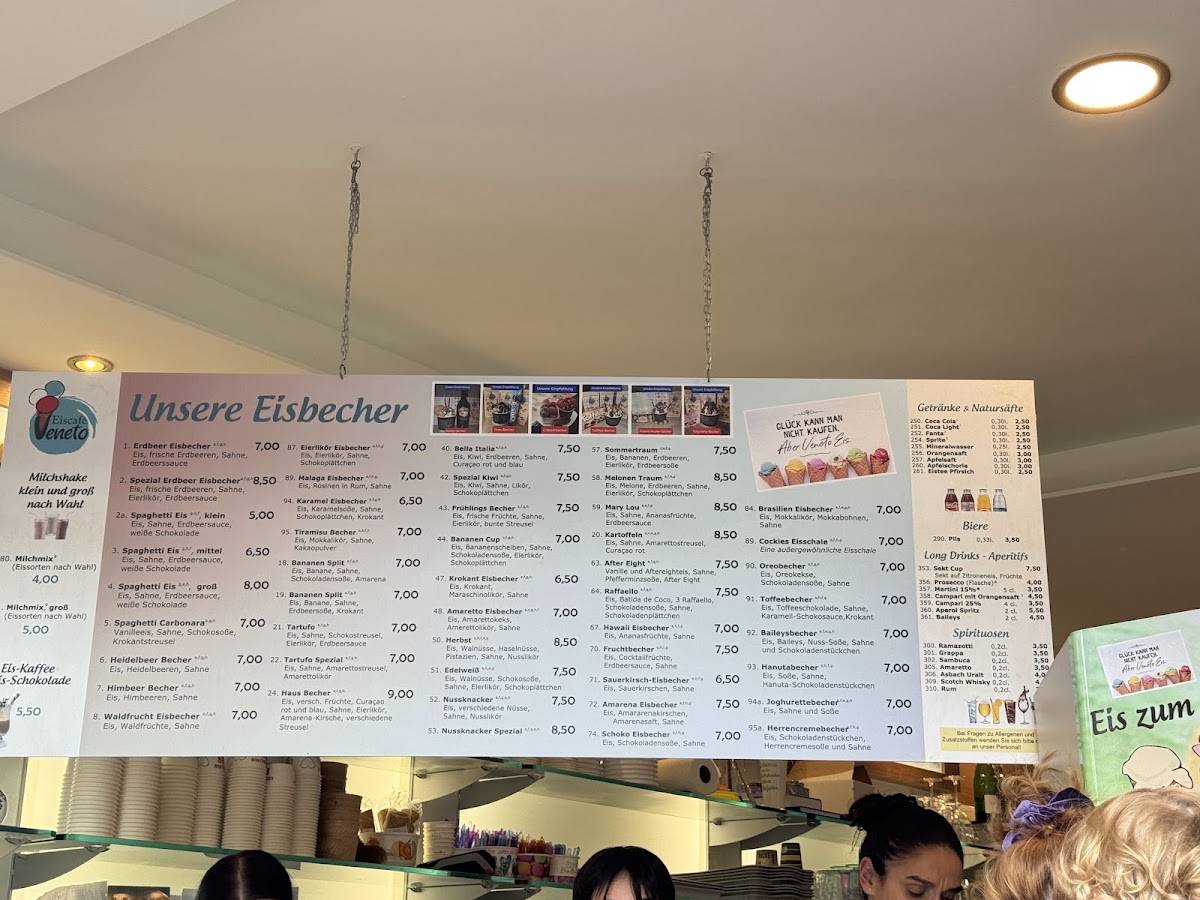 Eiscafe Veneto Rhede меню