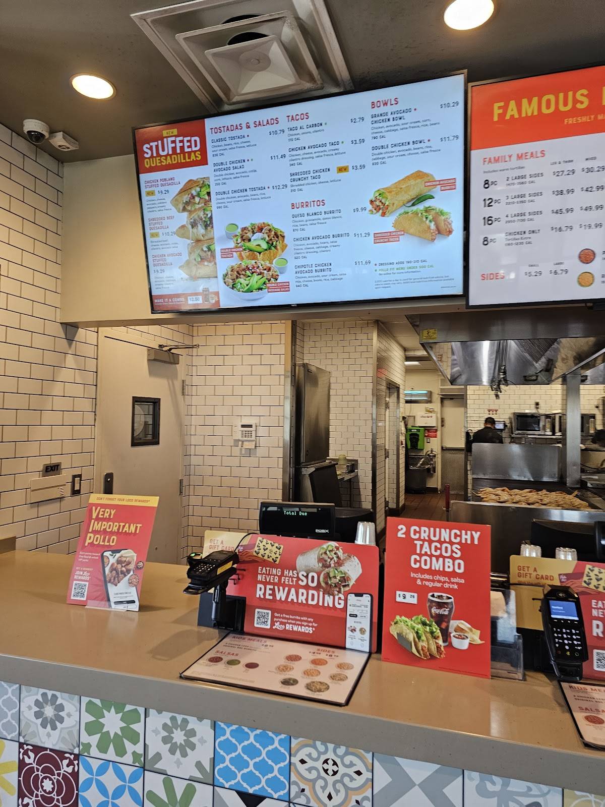 El Pollo Loco меню