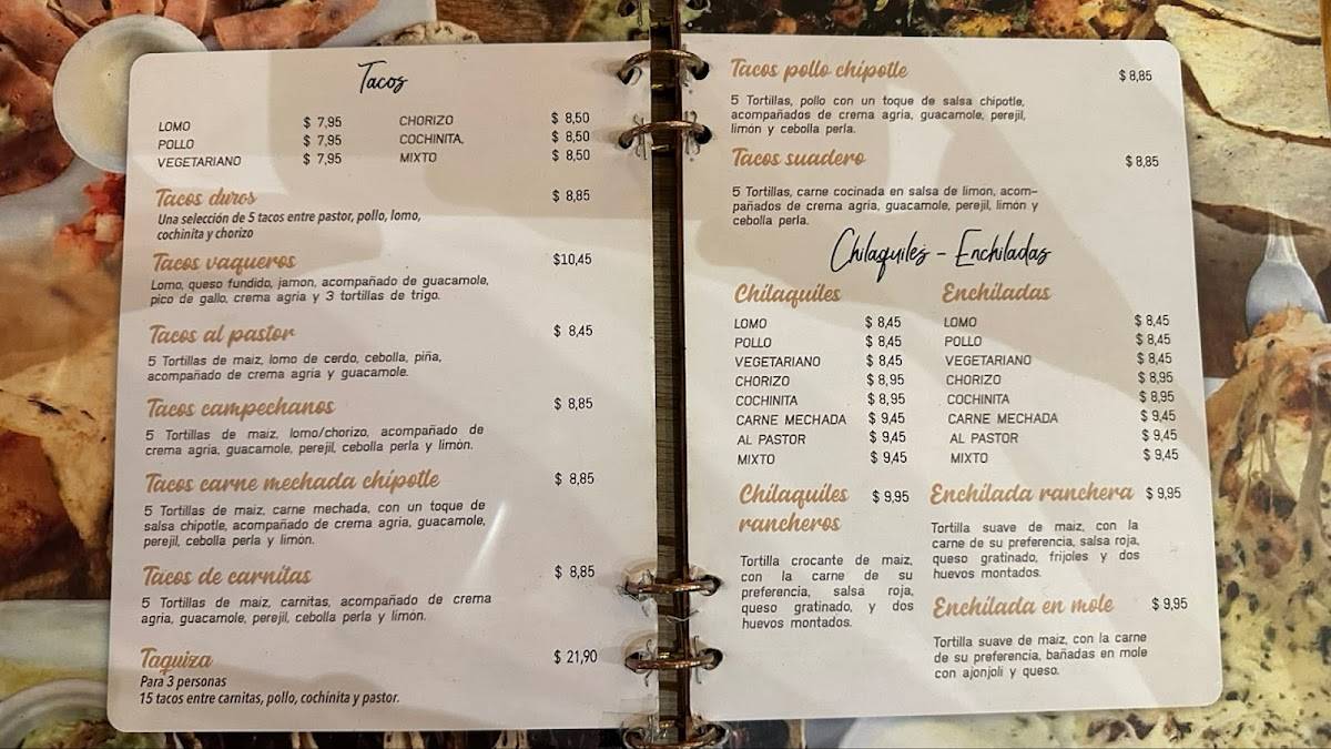 El Rey Del Burrito Cuenca меню