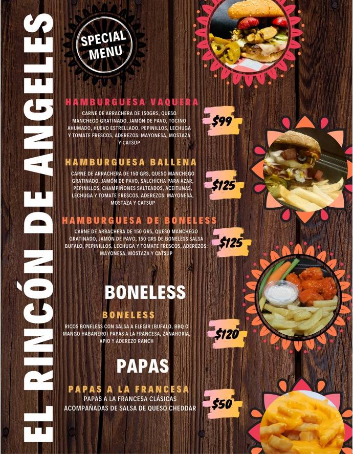 El Rincon De Angeles меню