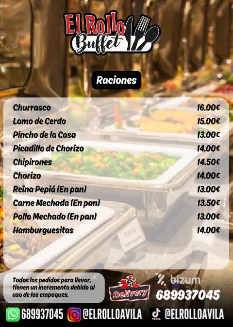 El Rollo - Buffet Libre меню