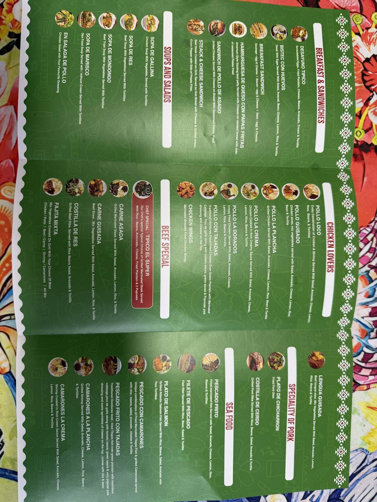 El Super Market меню