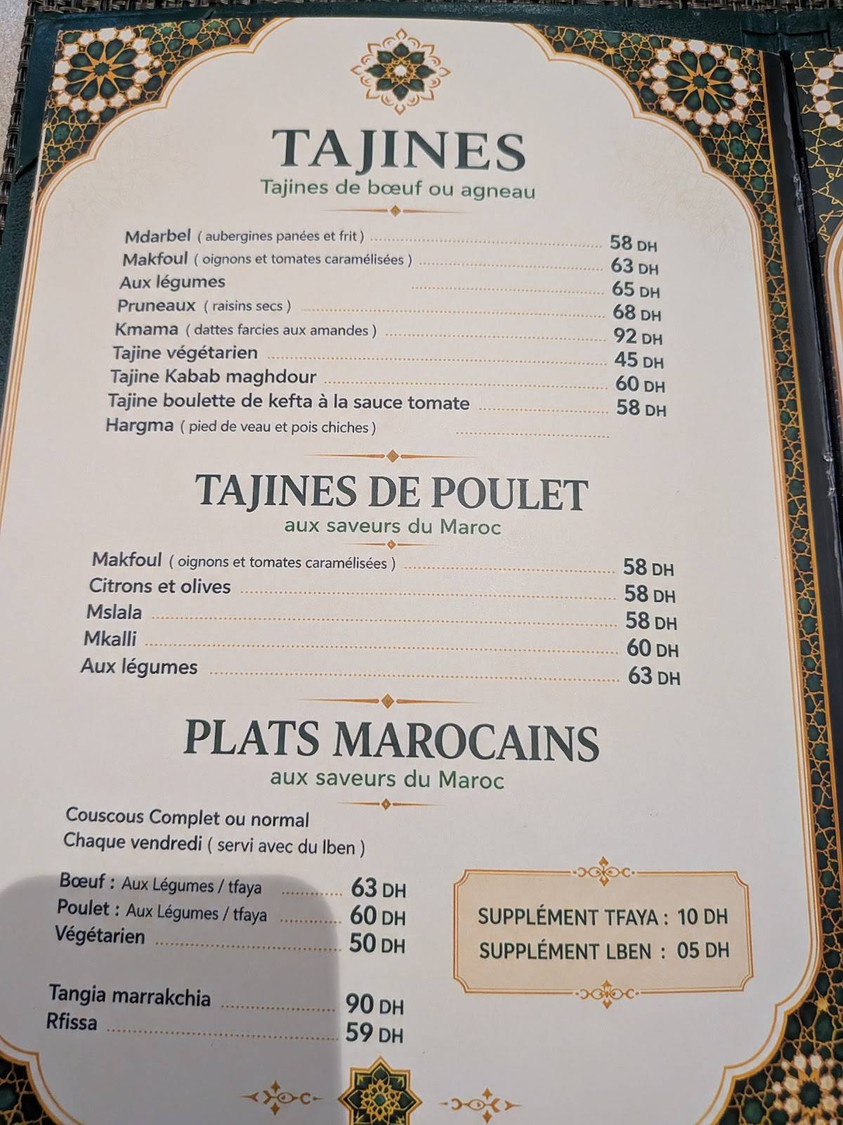 Café Restaurant Milano меню