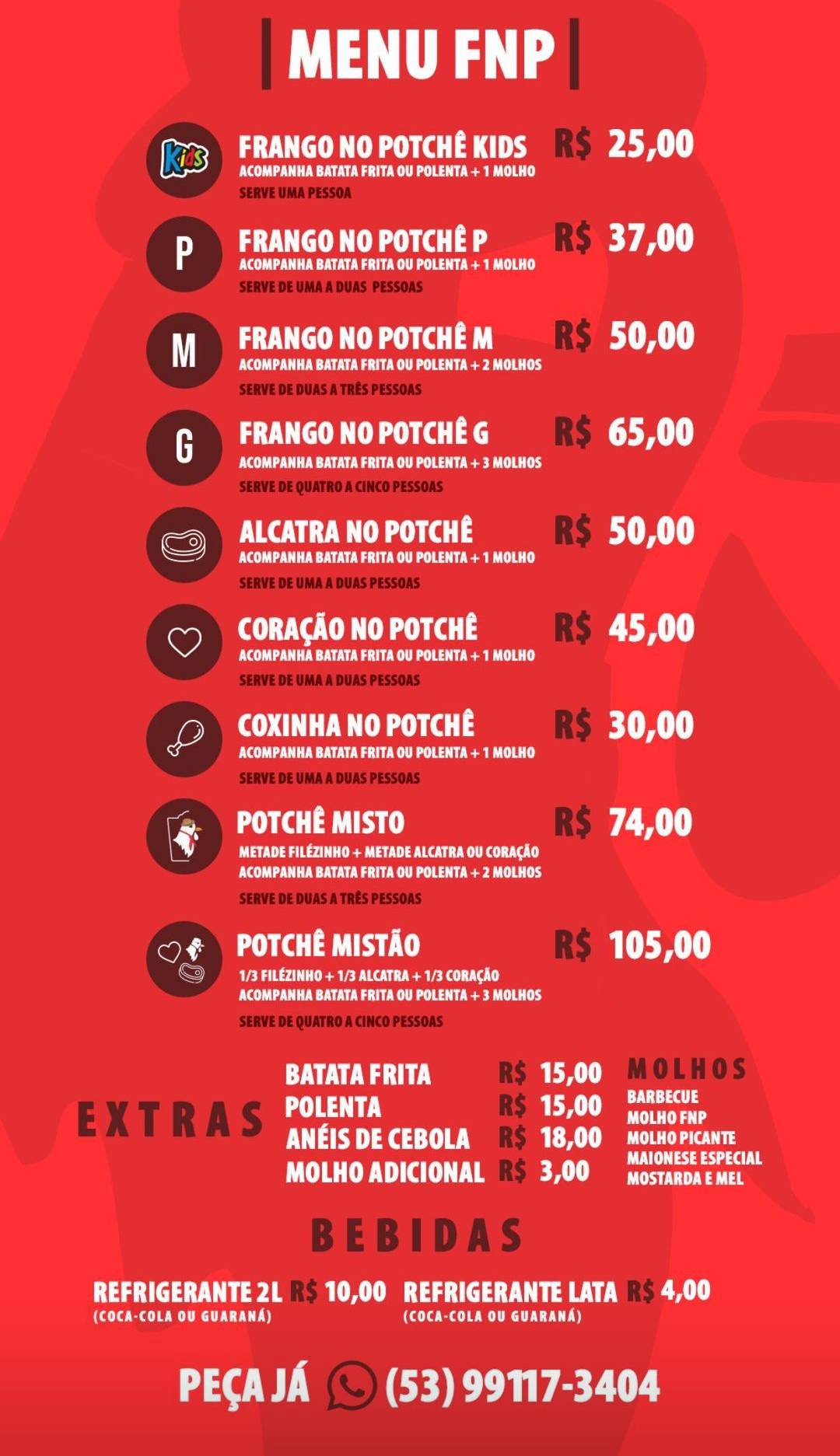 FNP Rio Grande - Frango Frito меню