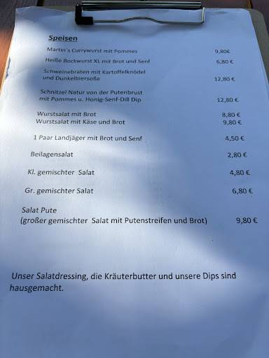 Restaurant Fässle меню