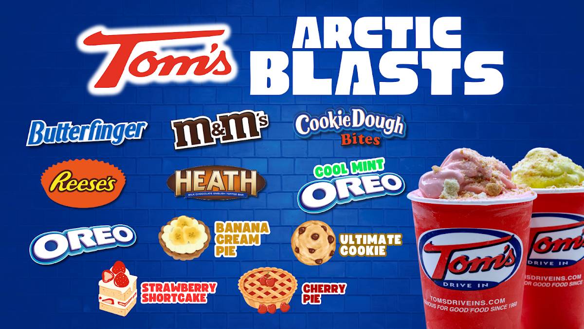 Tom's Drive In меню