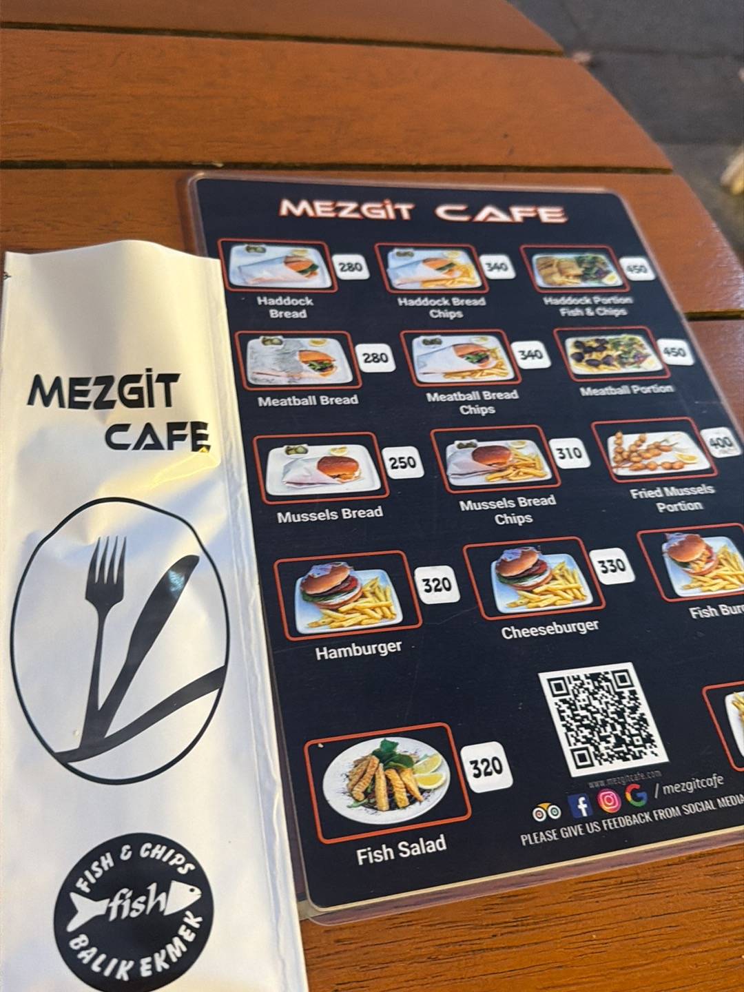 Mezgit Restaurant & Cafe меню