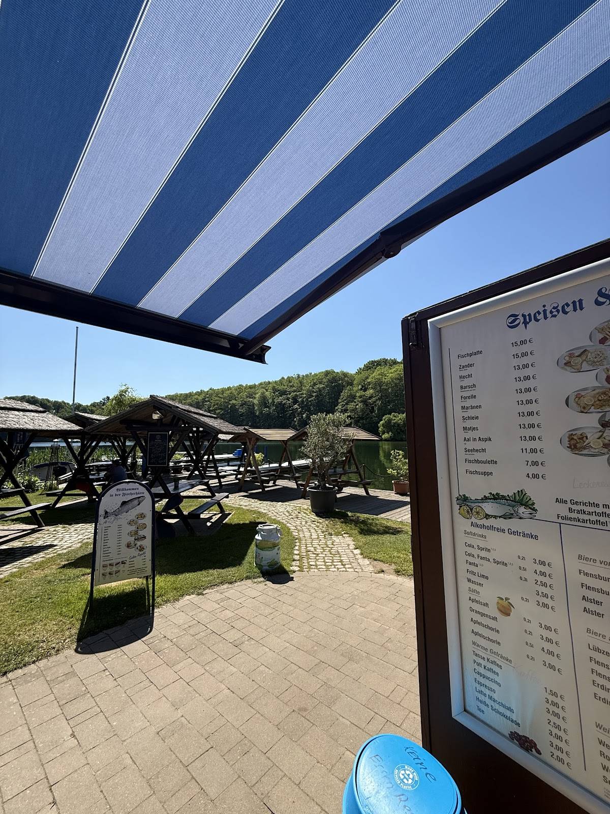 Fischerhütte Flecken Zechlin меню