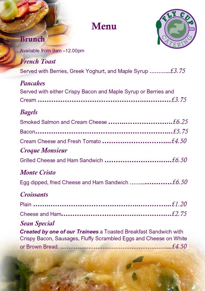 Fly Cup Catering, Inverurie меню