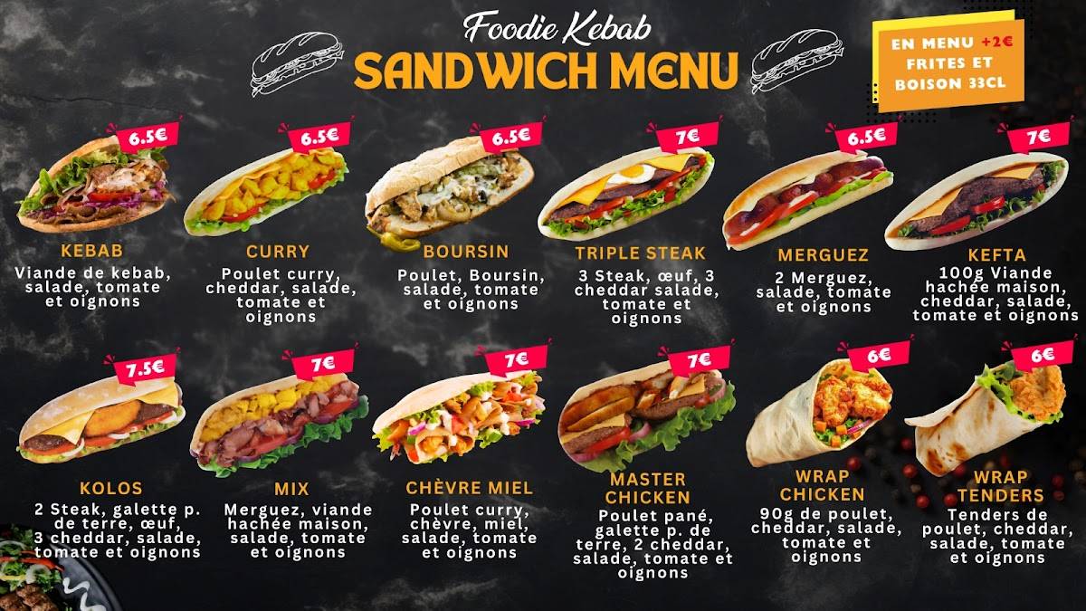 Foodie Kebab меню