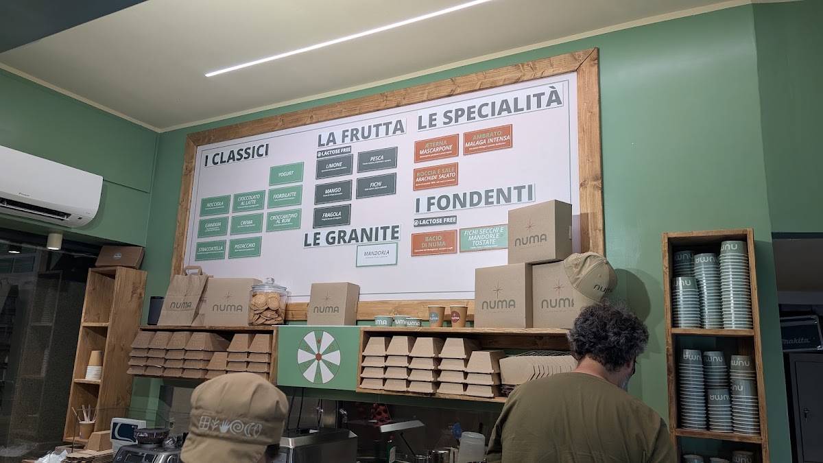 Gelateria Numa меню
