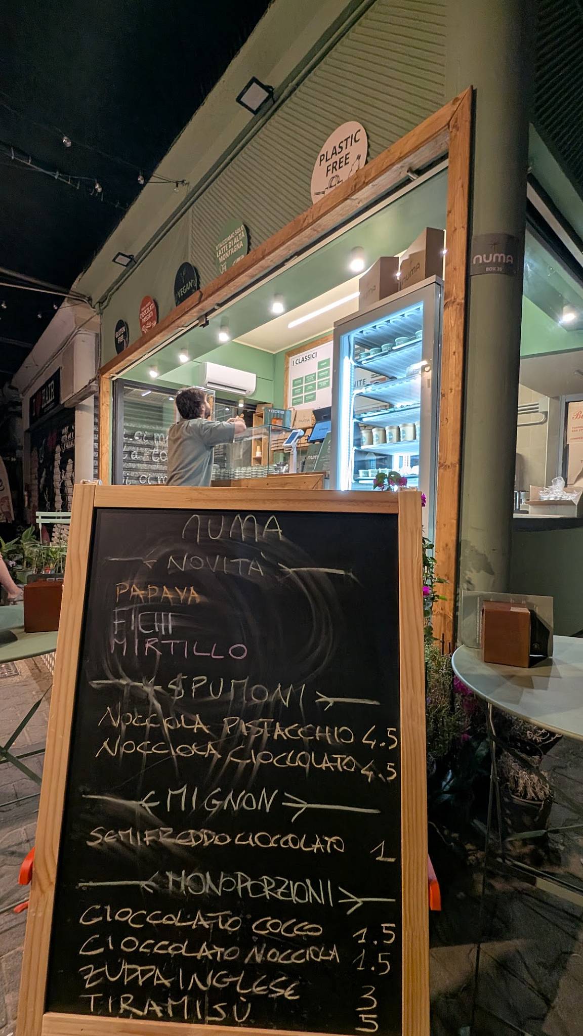 Gelateria Numa меню