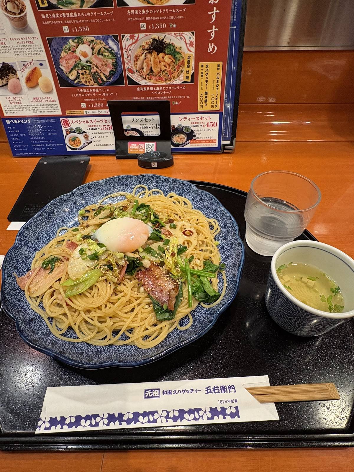 Goemon меню