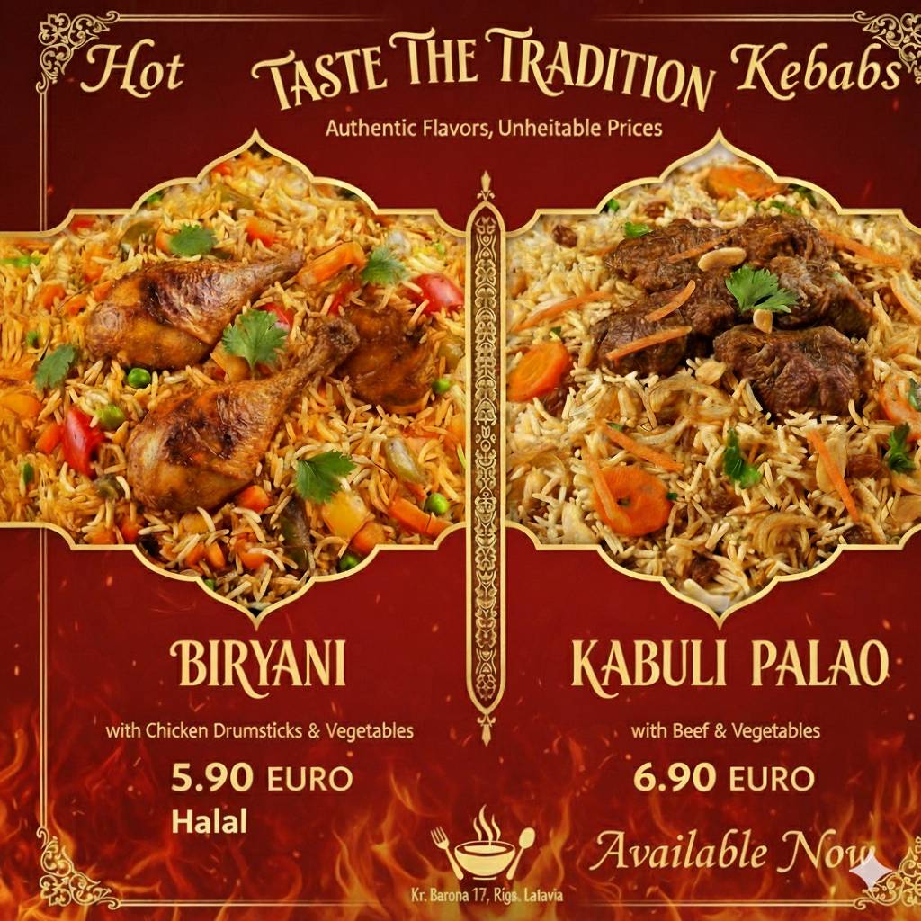 Hot kebabs меню