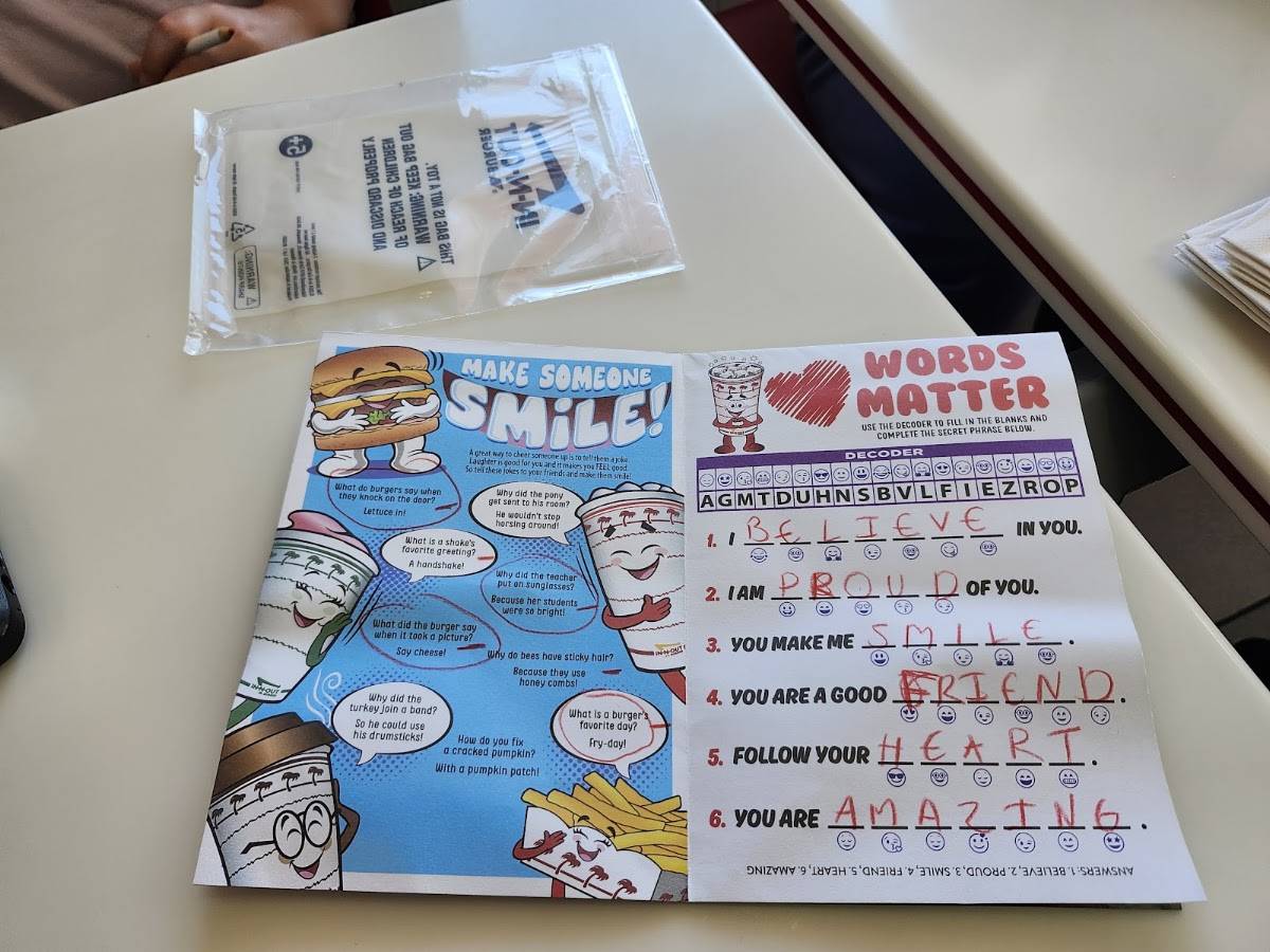 In-N-Out Burger меню