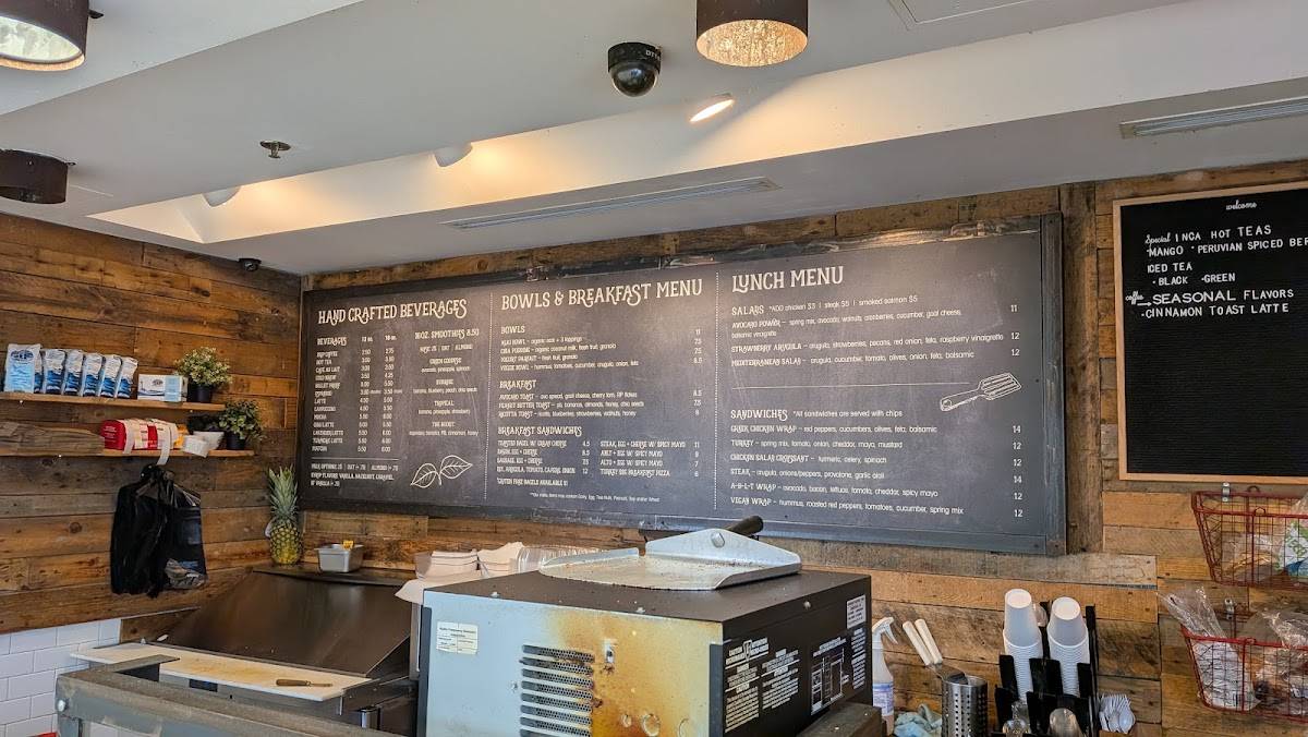 Inca Tea Cafe меню