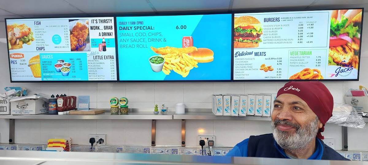 Jacks Fish Bar меню