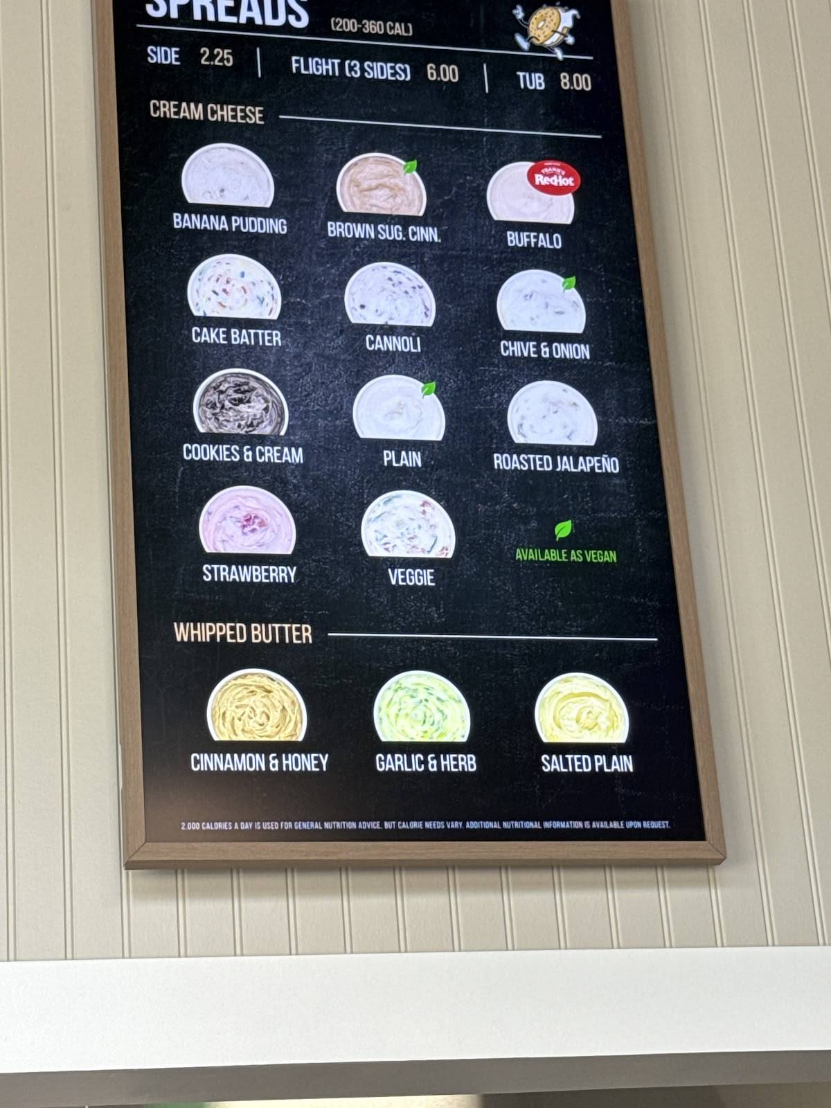 Jeff's Bagel Run меню
