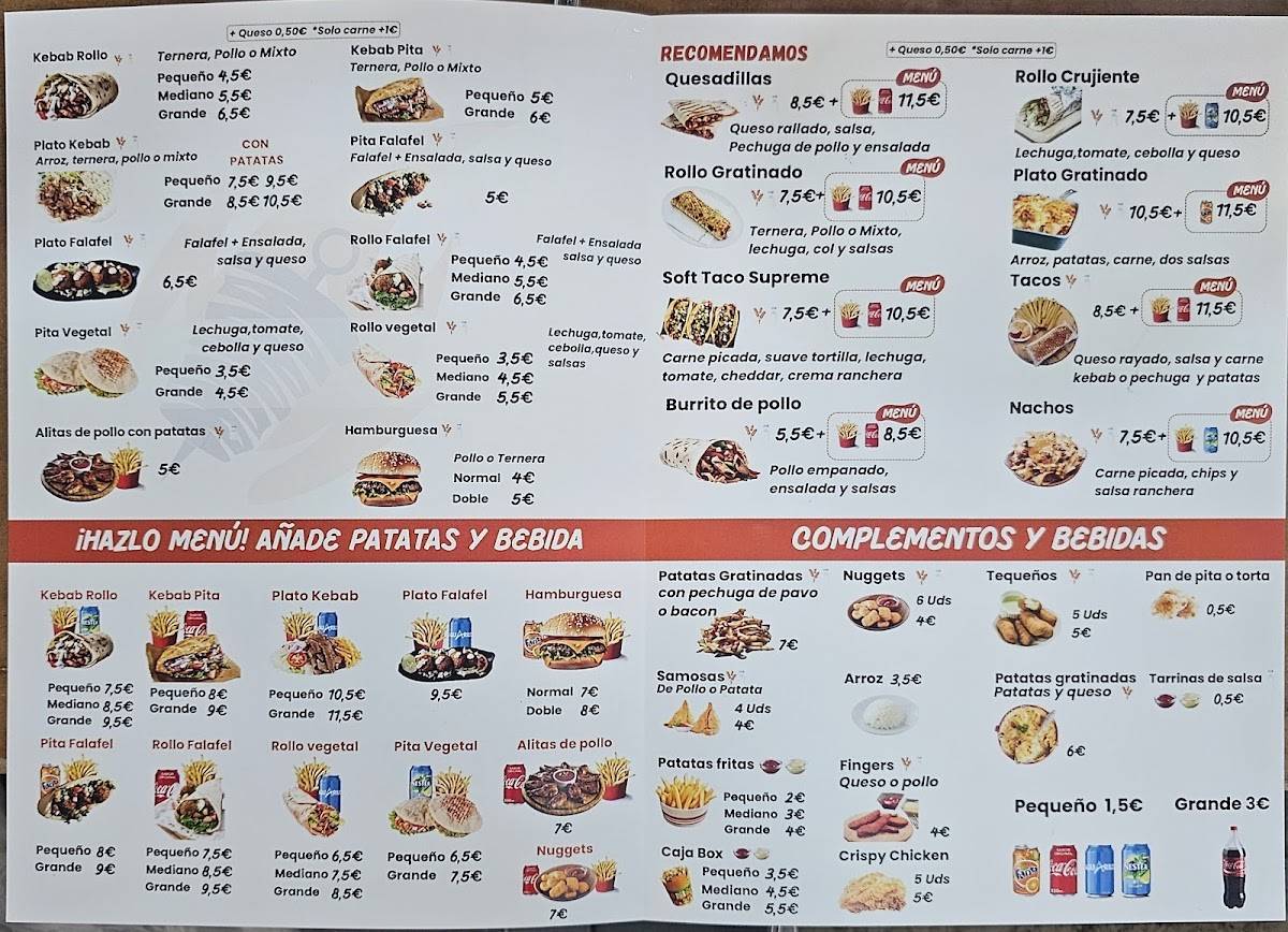 Kebab master меню