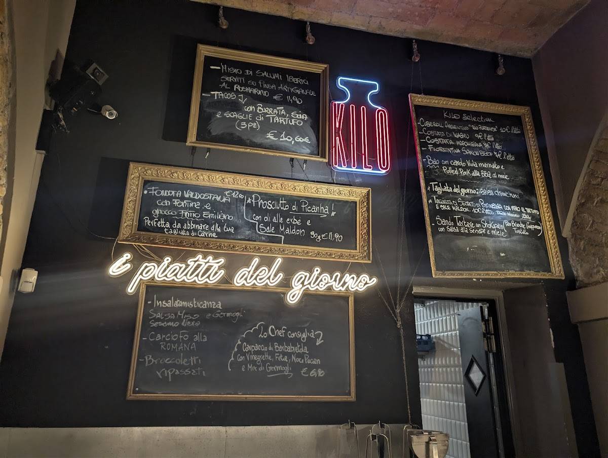 Kilo Restaurant - senza glutine меню