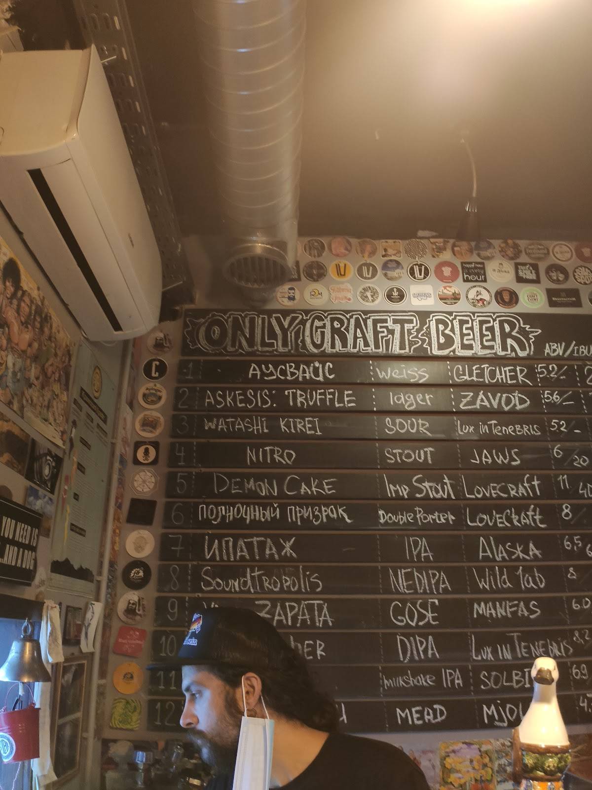 Krong's pub меню