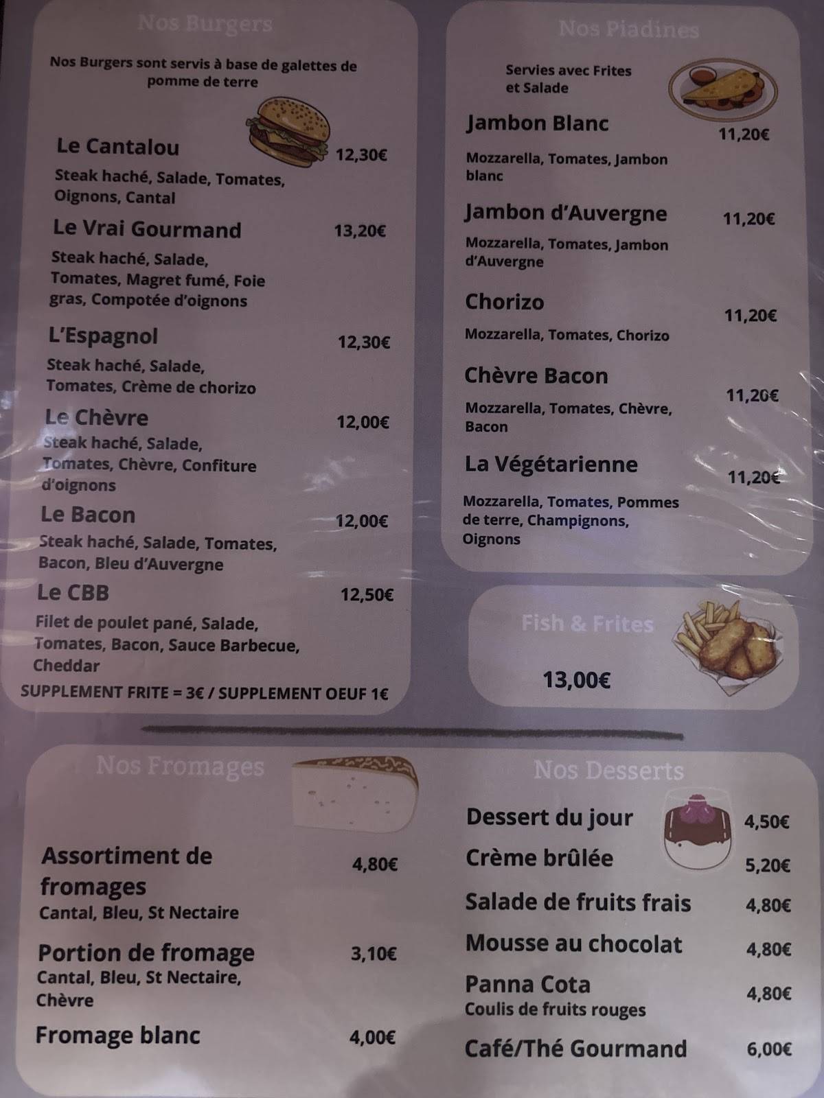 L' Expresso меню